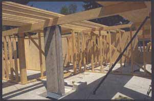 Blick durch die Konstruktion